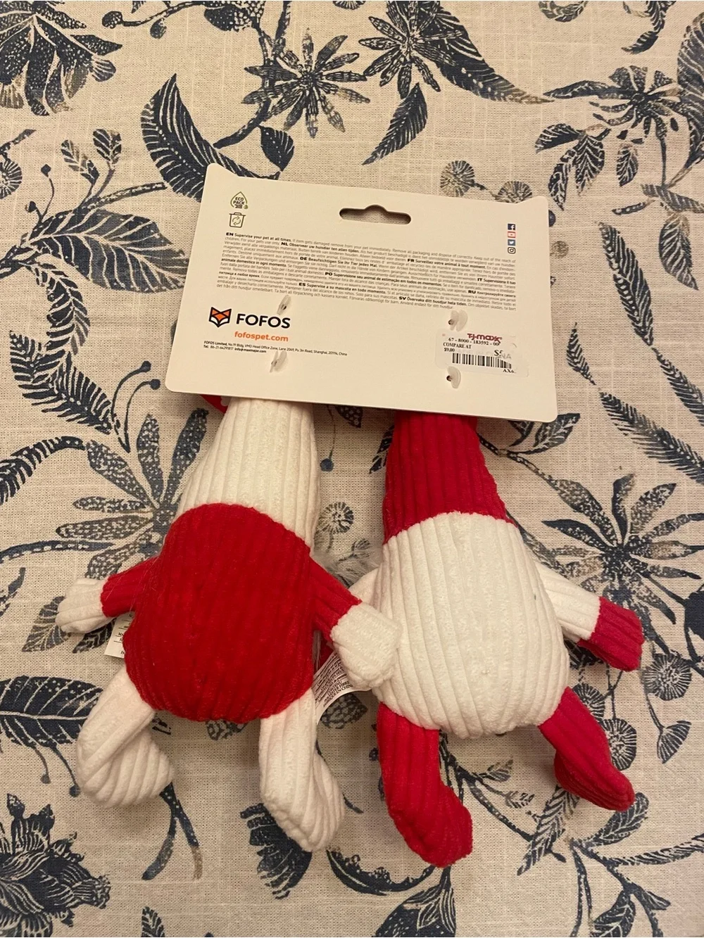 Plush Gnome Dog Toys - 2 Pack